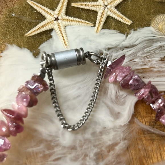 🖤Vtg Tourmaline stone bracelet - Picture 6 of 10